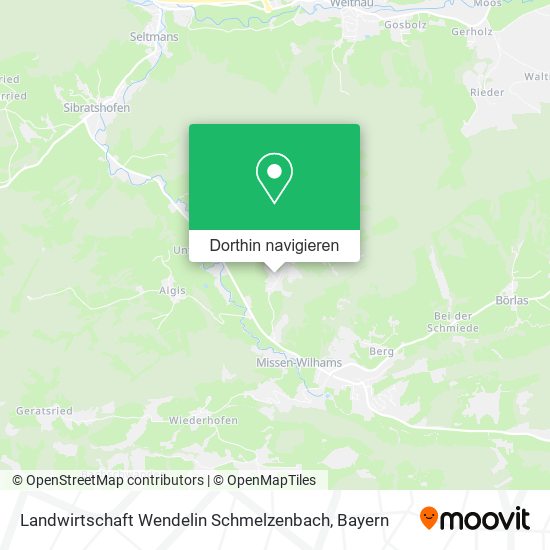 Landwirtschaft Wendelin Schmelzenbach Karte