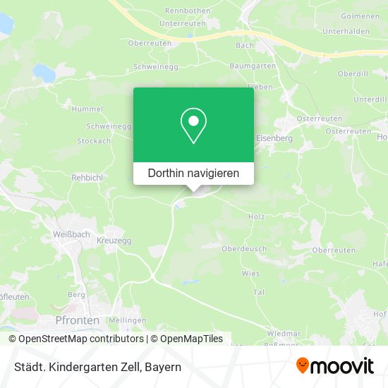 Städt. Kindergarten Zell Karte