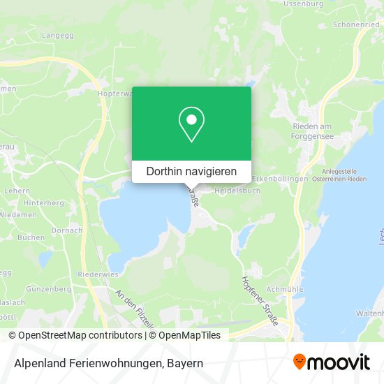 Alpenland Ferienwohnungen Karte