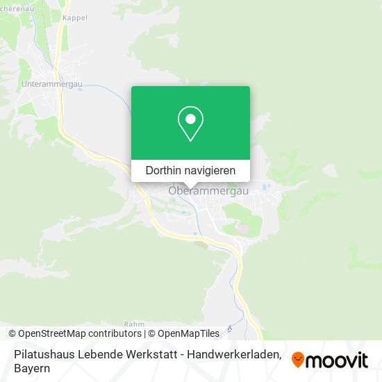 Pilatushaus Lebende Werkstatt - Handwerkerladen Karte