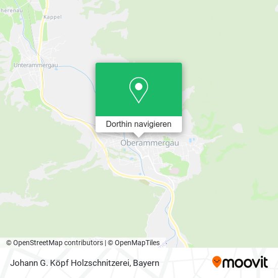 Johann G. Köpf Holzschnitzerei Karte
