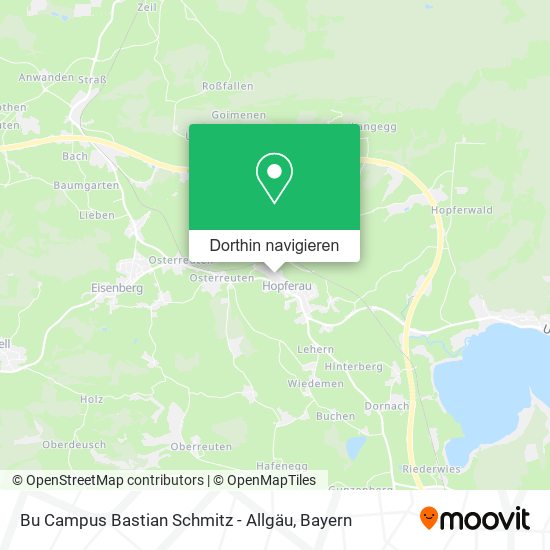 Bu Campus Bastian Schmitz - Allgäu Karte