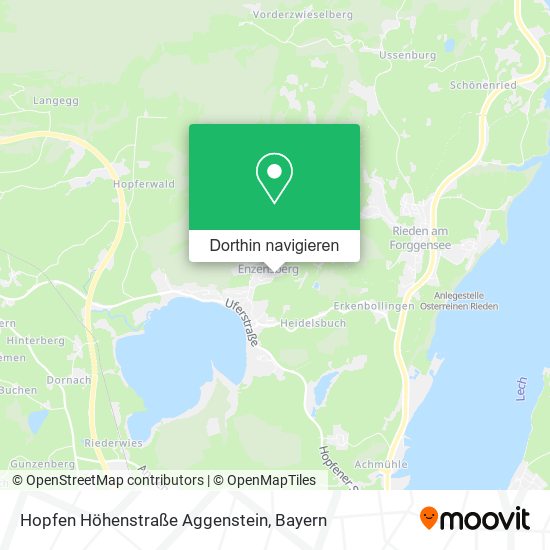 Hopfen Höhenstraße Aggenstein Karte