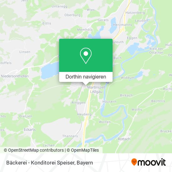 Bäckerei - Konditorei Speiser Karte