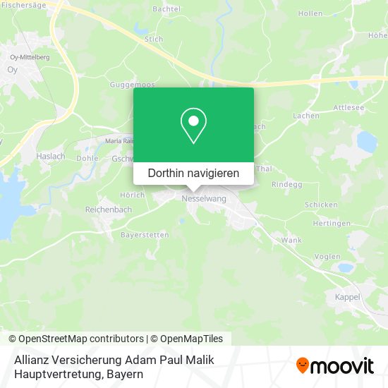 Allianz Versicherung Adam Paul Malik Hauptvertretung Karte