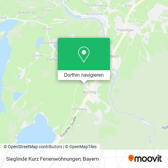 Sieglinde Kurz Ferienwohnungen Karte