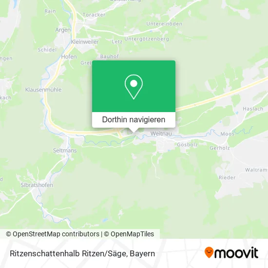 Ritzenschattenhalb Ritzen/Säge Karte