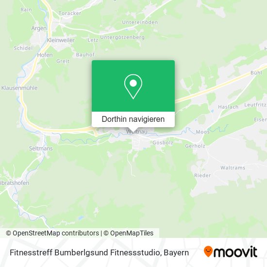 Fitnesstreff Bumberlgsund Fitnessstudio Karte