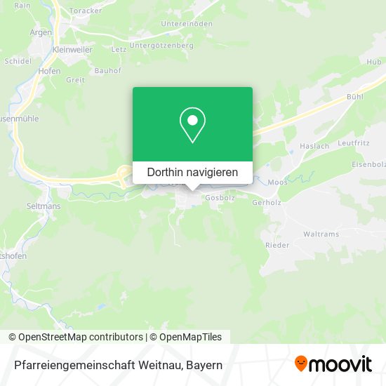 Pfarreiengemeinschaft Weitnau Karte