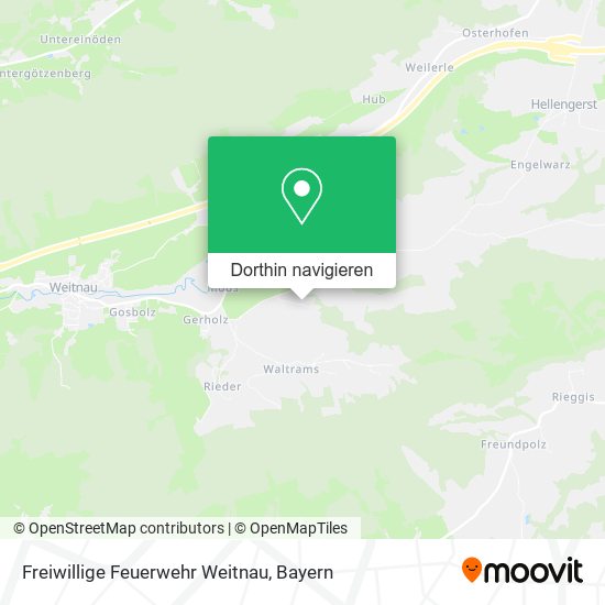 Freiwillige Feuerwehr Weitnau Karte