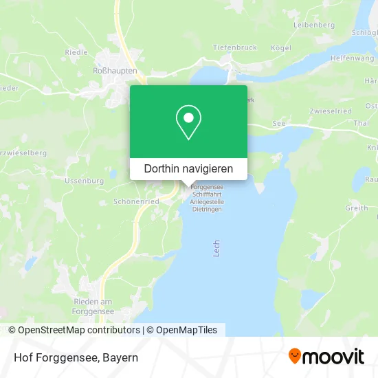 Hof Forggensee Karte