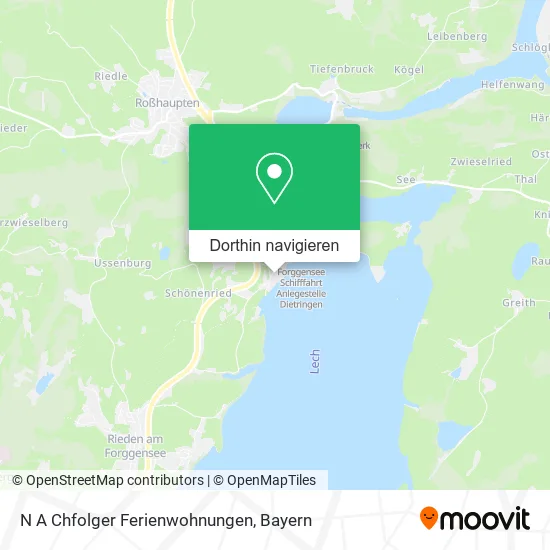 N A Chfolger Ferienwohnungen Karte