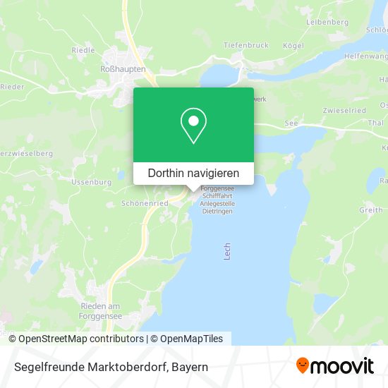 Segelfreunde Marktoberdorf Karte
