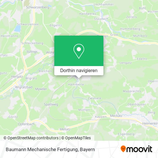 Baumann Mechanische Fertigung Karte