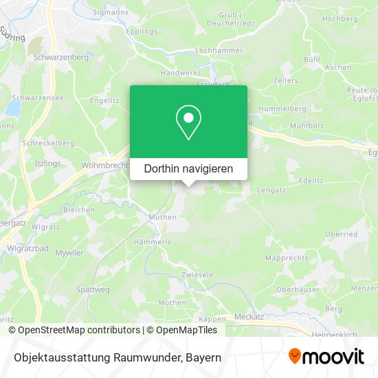 Objektausstattung Raumwunder Karte