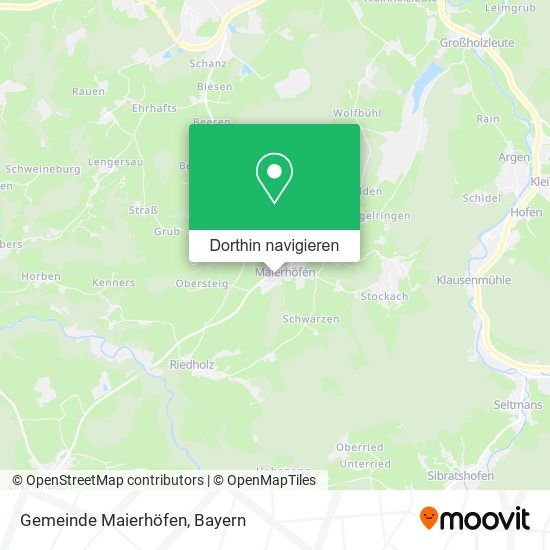 Gemeinde Maierhöfen Karte