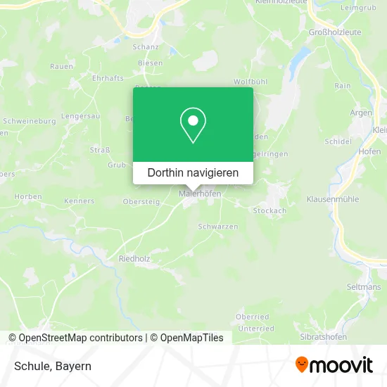 Schule Karte