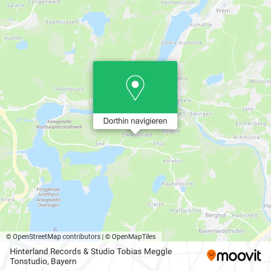 Hinterland Records & Studio Tobias Meggle Tonstudio Karte