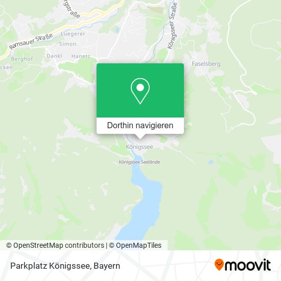Parkplatz Königssee Karte