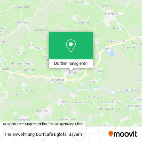 Ferienwohnung Dorfcafe Eglofs Karte