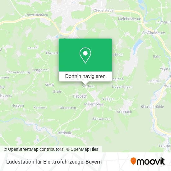Ladestation für Elektrofahrzeuge Karte