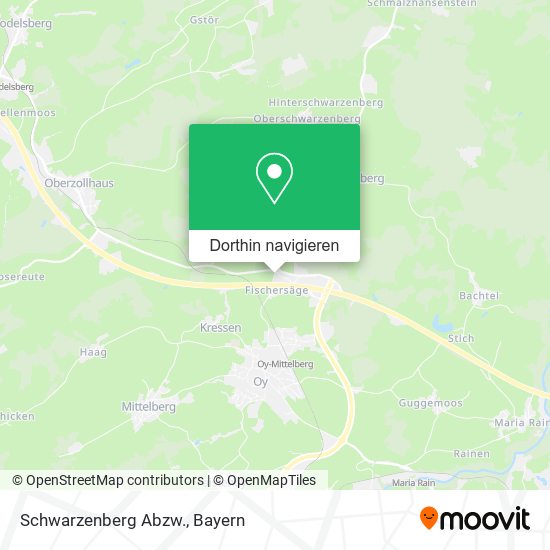 Schwarzenberg Abzw. Karte