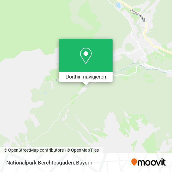 Nationalpark Berchtesgaden Karte