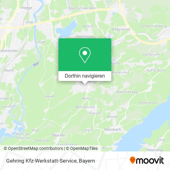 Gehring Kfz-Werkstatt-Service Karte