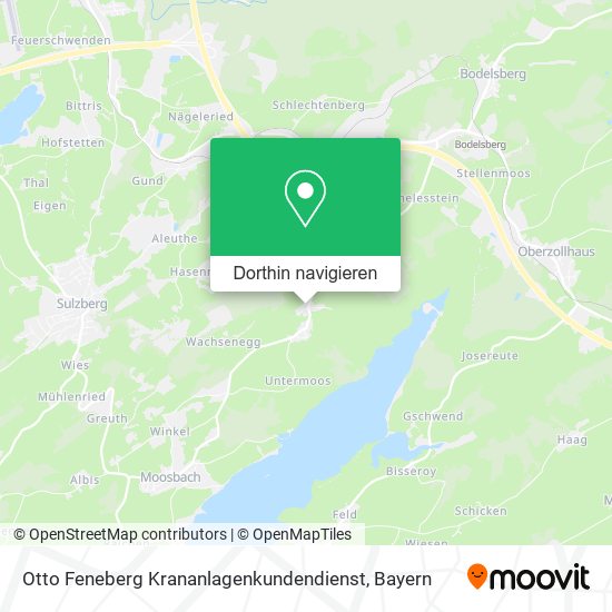 Otto Feneberg Krananlagenkundendienst Karte