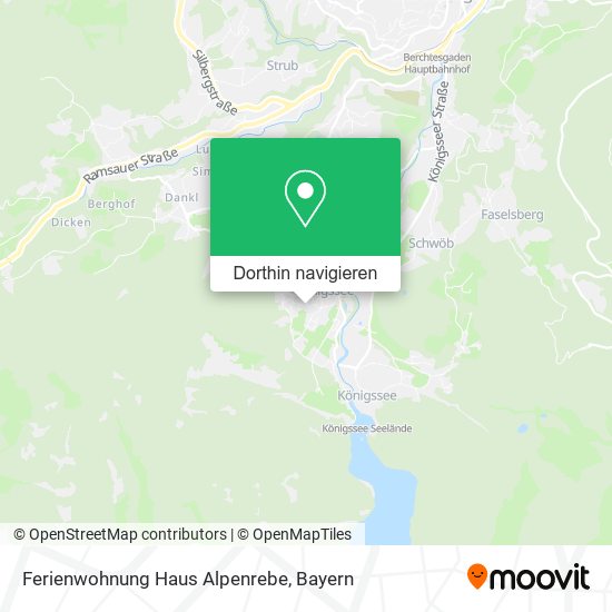 Ferienwohnung Haus Alpenrebe Karte