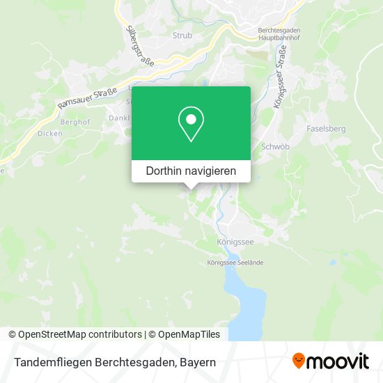 Tandemfliegen Berchtesgaden Karte