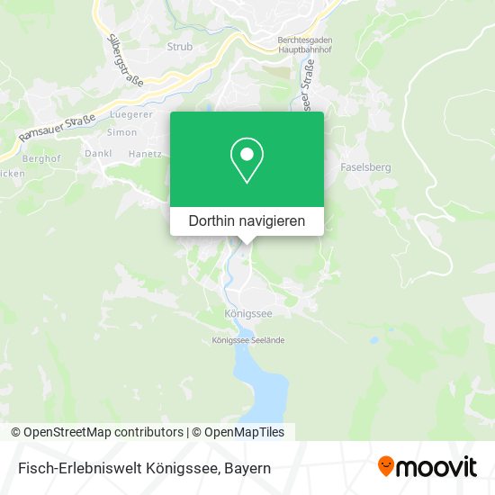 Fisch-Erlebniswelt Königssee Karte