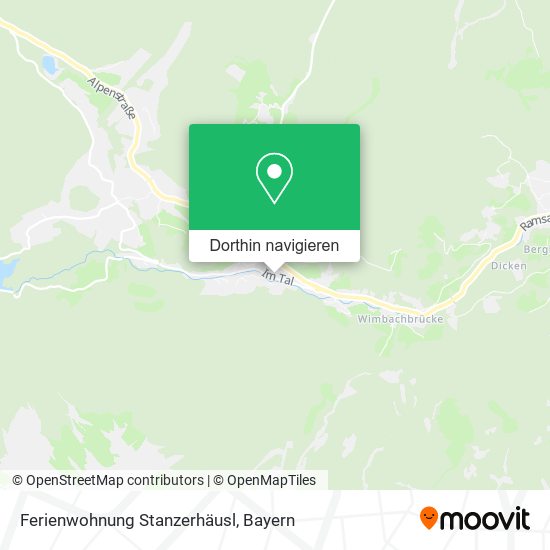 Ferienwohnung Stanzerhäusl Karte