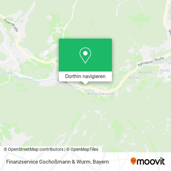 Finanzservice Gschoßmann & Wurm Karte