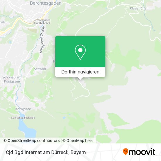 Cjd Bgd Internat am Dürreck Karte