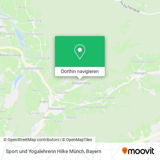 Sport und Yogalehrerin Hilke Münch Karte