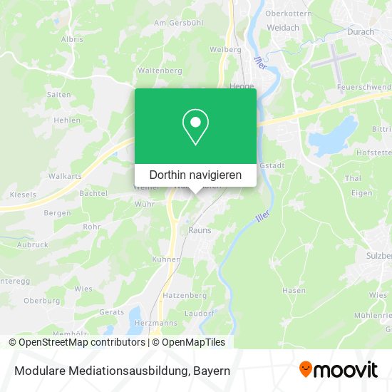 Modulare Mediationsausbildung Karte