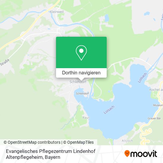 Evangelisches Pflegezentrum Lindenhof Altenpflegeheim Karte
