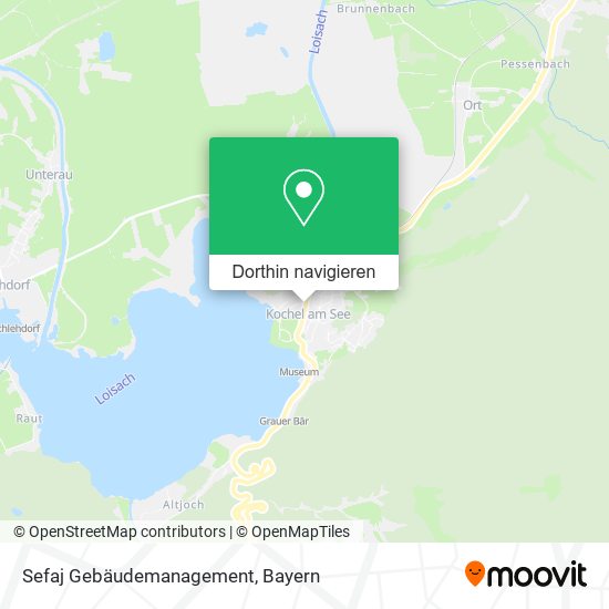 Sefaj Gebäudemanagement Karte