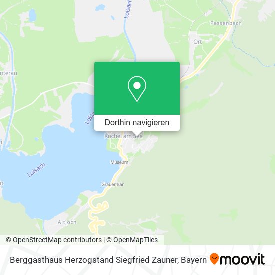 Berggasthaus Herzogstand Siegfried Zauner Karte