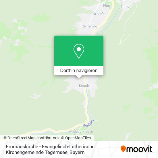 Emmauskirche - Evangelisch-Lutherische Kirchengemeinde Tegernsee Karte
