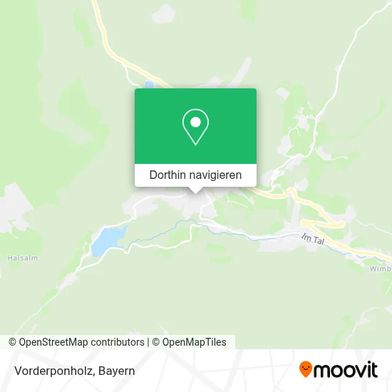 Vorderponholz Karte