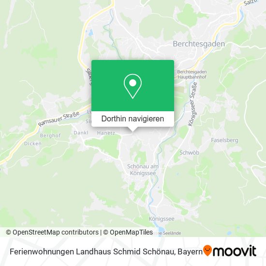Ferienwohnungen Landhaus Schmid Schönau Karte