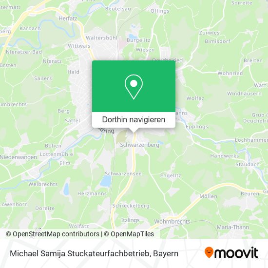 Michael Samija Stuckateurfachbetrieb Karte
