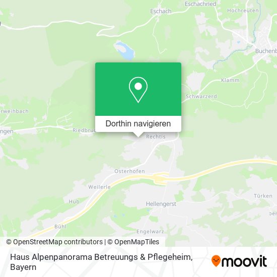Haus Alpenpanorama Betreuungs & Pflegeheim Karte