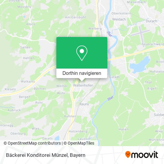 Bäckerei Konditorei Münzel Karte