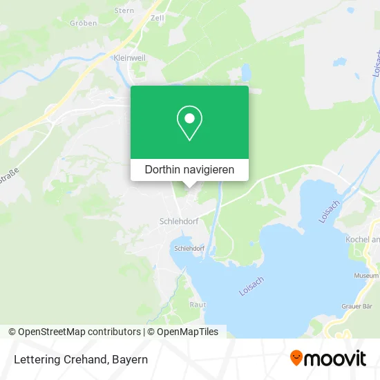 Lettering Crehand Karte