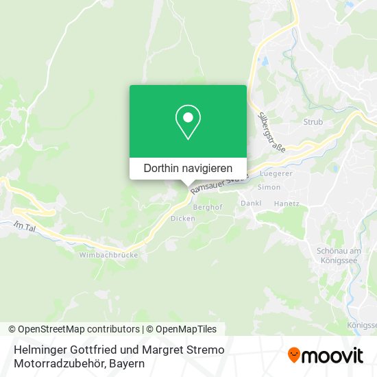 Helminger Gottfried und Margret Stremo Motorradzubehör Karte