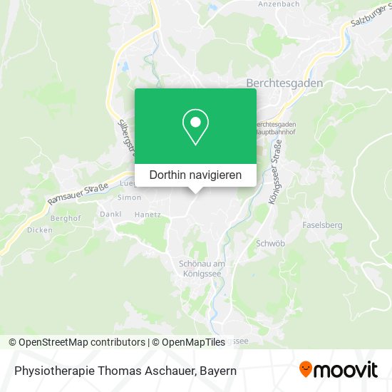 Physiotherapie Thomas Aschauer Karte