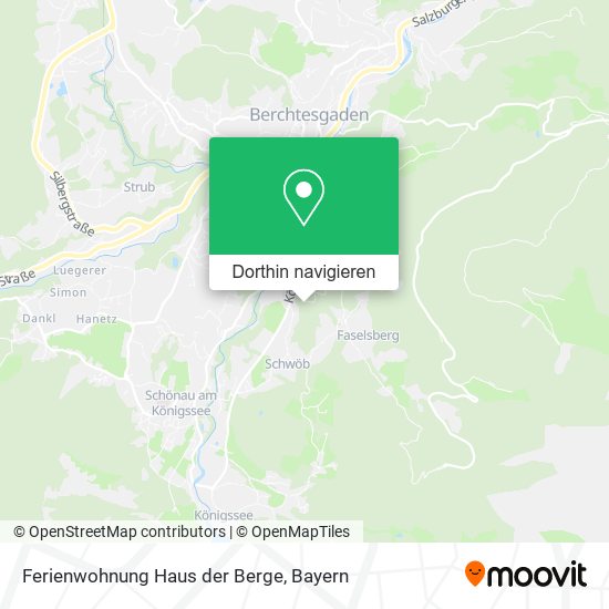 Ferienwohnung Haus der Berge Karte